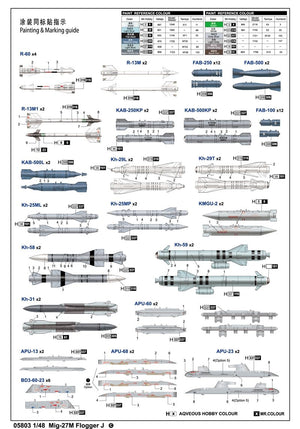 Trumpeter 05803 Mig-27M Flogger J 1/48 – image 16
