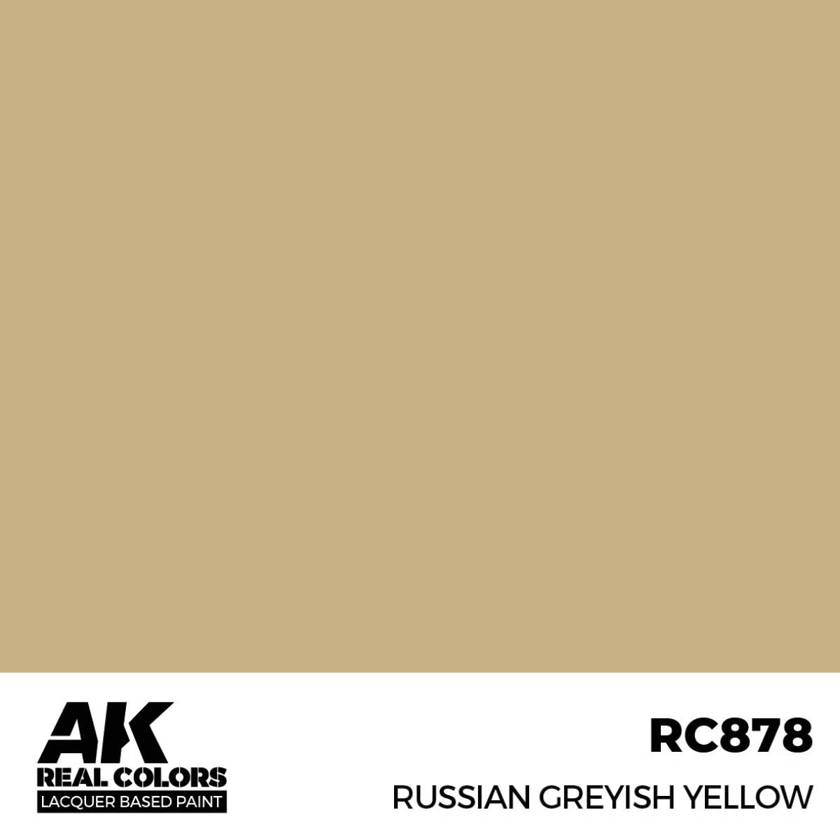 AK Interactive RC878 Jaune grisâtre russe 17 ml