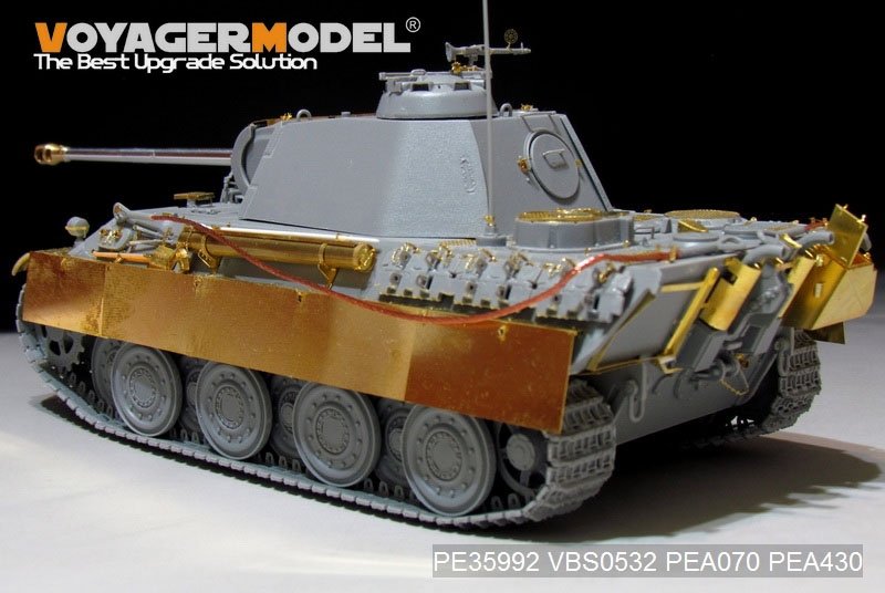 Maquette Voyager PE35992 Panther G allemand de la Seconde Guerre mondiale, version intermédiaire, pour TAKOM 2120 au 1/35 – Bild 2