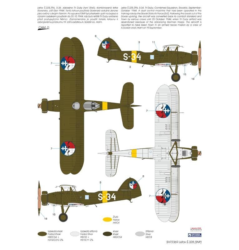Special Hobby 72369 Letov S.328 Soulèvement national slovaque 1/72 – image 12