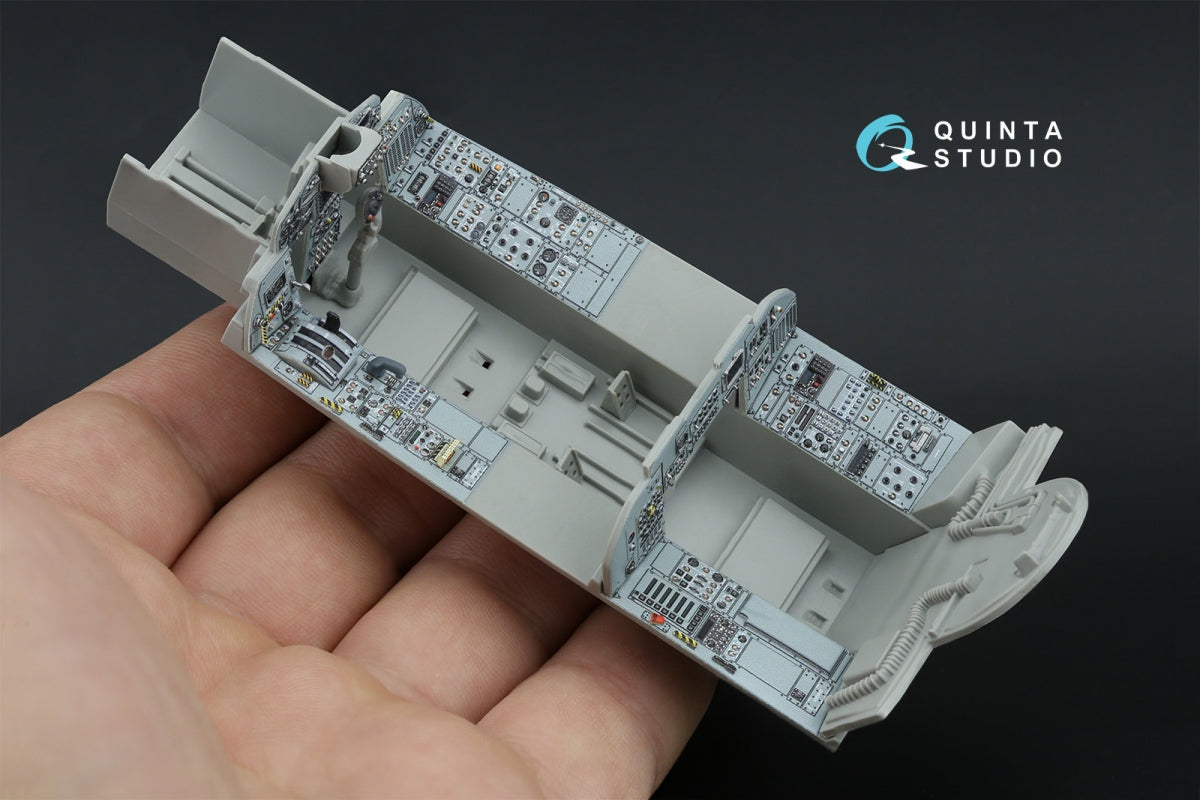 Intérieur imprimé en 3D et coloré sur papier décalcomanie (Italeri) pour Quinta Studio QD+32228 Tornado Gr.4 (avec pièces en résine imprimées en 3D) 1/32 – immagine 13
