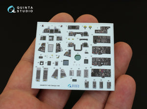 Intérieur imprimé en 3D et coloré sur papier décalcomanie Quinta Studio QD48070 F-14D (pour maquette Tamiya) 1/48 – image 2