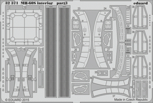 Eduard 32371 MH-60S interior 1/35 ACADEMY – zdjęcie 3