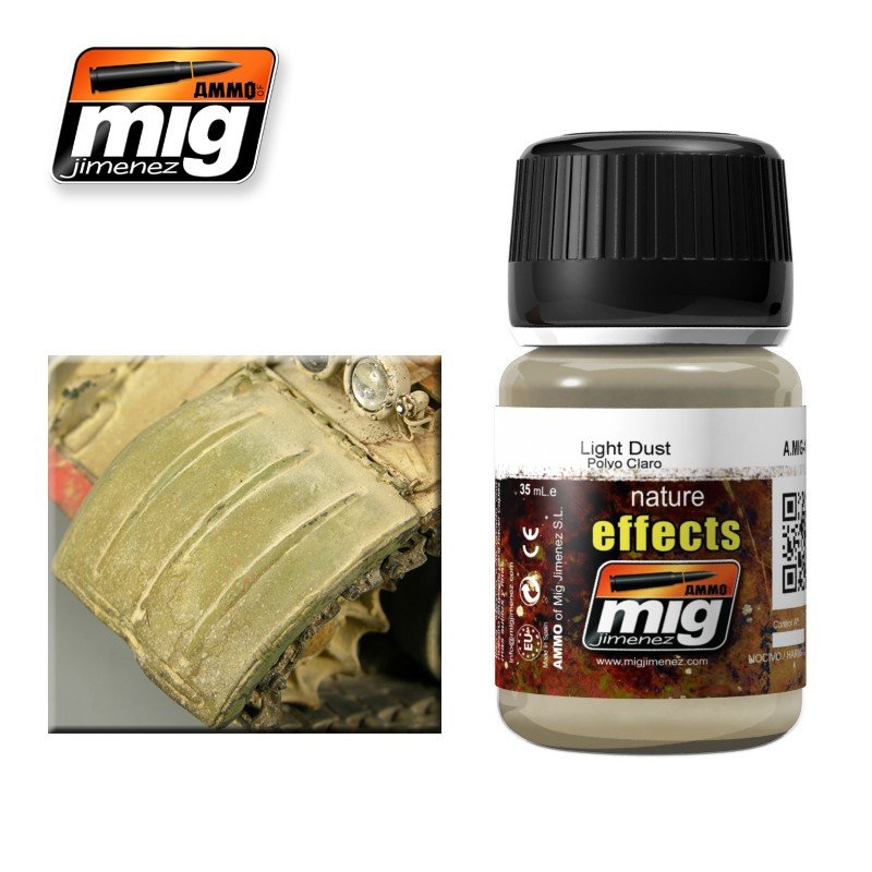 Munitions Mig Jimenez 1401 Poussière légère 35 ml