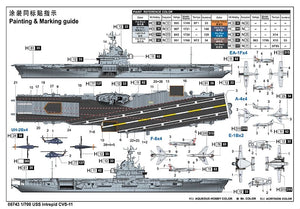 Trumpeter 06743 USS Intrepid CVS-11 1/700 – immagine 6