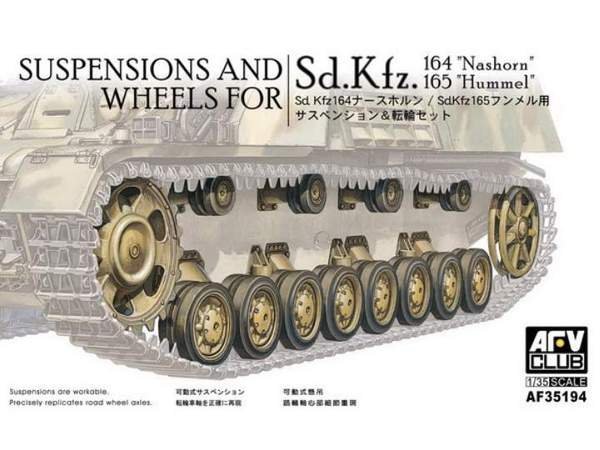 AFV Club 35194 Suspensions et roues pour Nashorn et Hummel (Sd.Kfz 164-165) 1/35