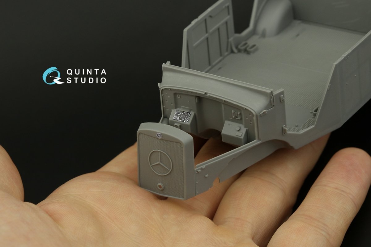 Intérieur imprimé en 3D et coloré sur papier décalcomanie Quinta Studio QD35071 Mercedes-Benz L1500A (MiniArt) 1/35  – immagine 8