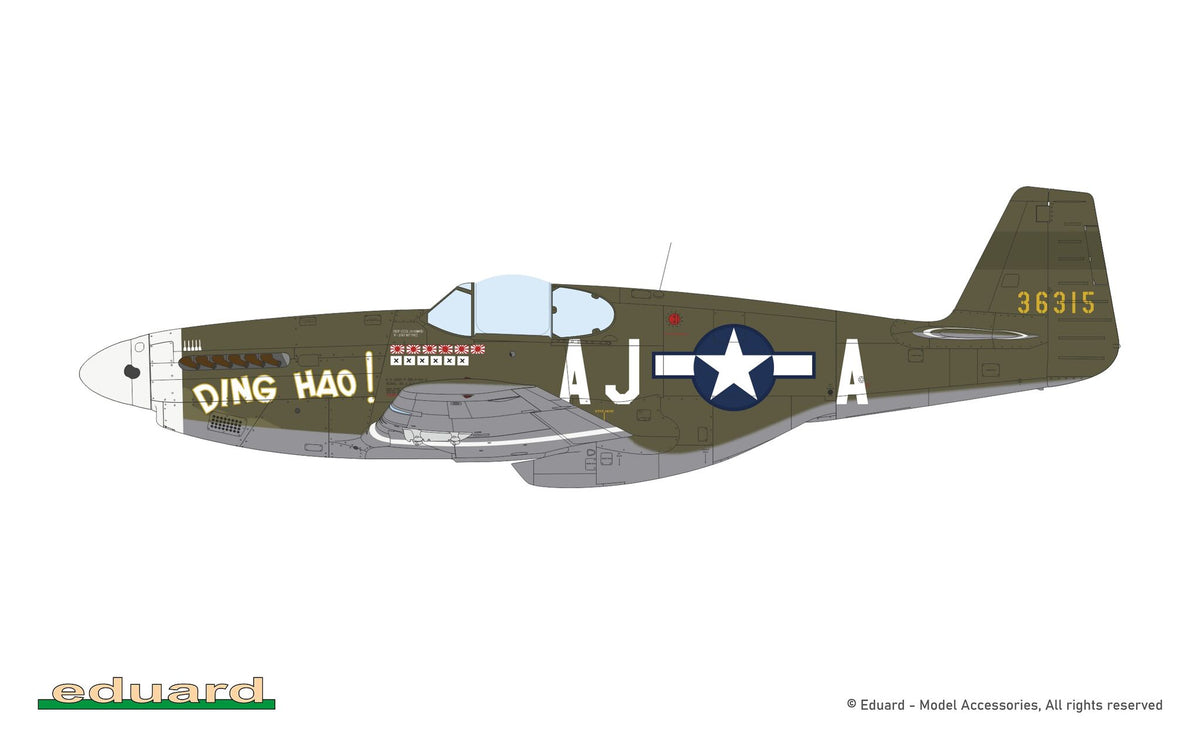 Eduard 932013 North American P-51 B Mustang (Malcolm Hood Canopy) Hybrid Edition 1/32 – Bild 3