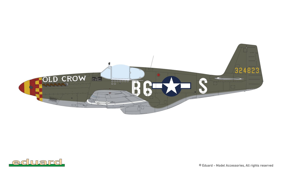 Eduard 932013 North American P-51 B Mustang (Malcolm Hood Canopy) Hybrid Edition 1/32 – Bild 5