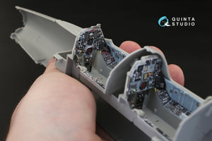 Intérieur imprimé en 3D et coloré sur papier décalcomanie Quinta Studio QD32042 F-105G (pour maquette Trumpeter) 1/32 – image 7