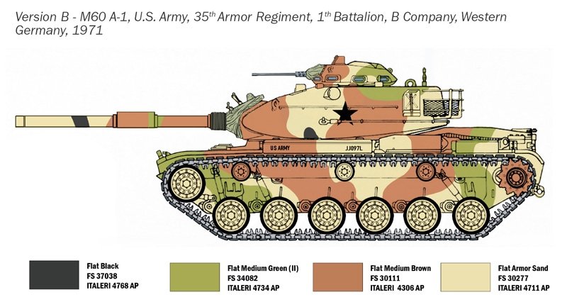 Italeri 7075 M60A1 1/72 – imagen 6