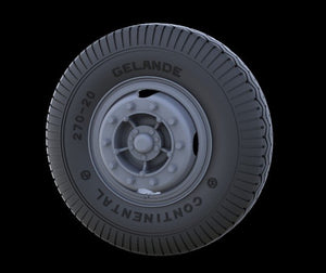 Roues de route Panzer Art RE35-247 pour Bussing-Nag 4500 (modèle tardif) 1/35