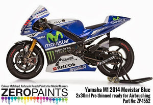 Kit de peinture Zero Paints ZP-1552 Yamaha M1 2014 Bleu Movistar (2 x 30 ml) – image 3