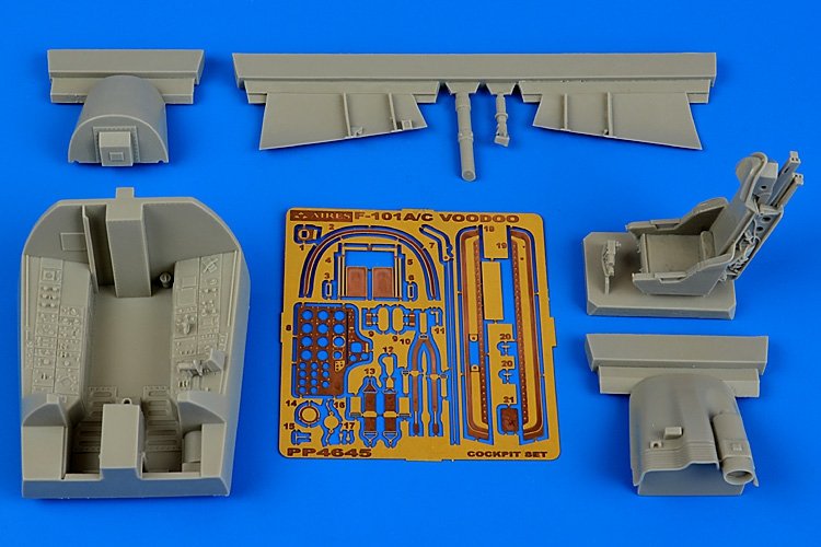 Ensemble de cockpit Aires 4645 F-101A/C Voodoo 1/48 Kitty Hawk
