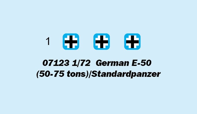 Trumpeter 07123 Panzer standard allemand E-50 1/72 – immagine 3