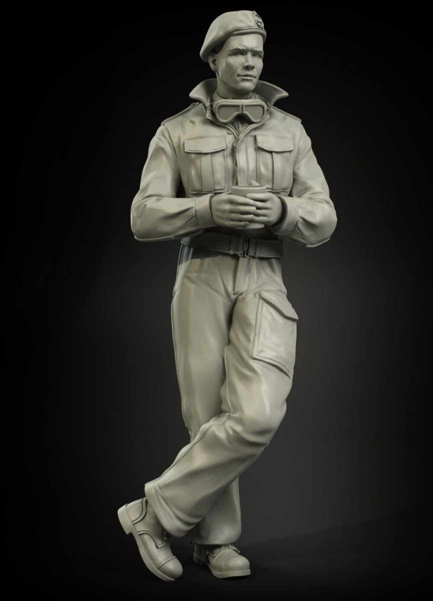 Panzer Art FI35-046 Conducteur de char britannique RAC Afrique du Nord/Italie 1/35