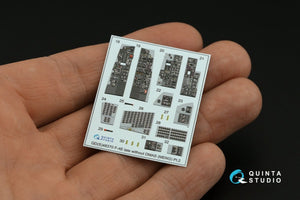 Quinta Studio QD48370 F-4E tardif sans DMAS Intérieur imprimé en 3D et coloré sur papier décalcomanie (Meng) 1/48  – immagine 4