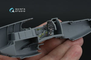 Intérieur coloré imprimé en 3D sur papier décalcomanie Quinta Studio QD48481 P-51B/C (Première version) (Tamiya) 1/48 – image 8