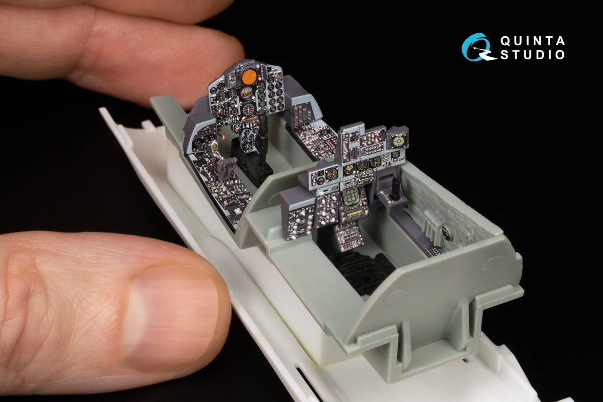 Quinta Studio QDS+48486 F-4N Phantom II Intérieur imprimé en 3D et coloré sur papier décalcomanie (Academy) (Petite version) (avec pièces en résine imprimées en 3D) 1/48  – Bild 11