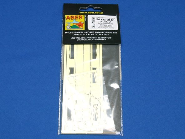 Aber 35169 SD.Kfz. 251/1 Ausf. Cosses latérales D partie 3 (DRA) (1/35) – image 3