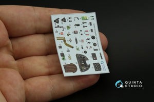 Intérieur imprimé en 3D et coloré sur papier décalcomanie Quinta Studio QD48144 Spitfire PR.XIX (Airfix) 1/48 – image 6