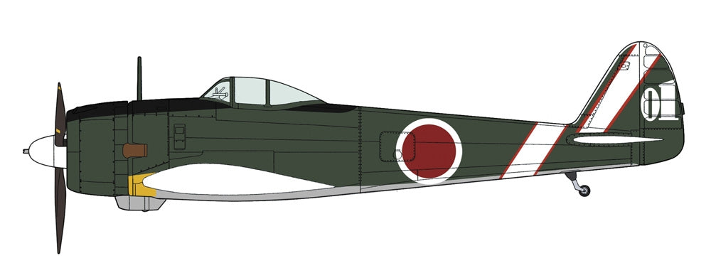 Hasegawa 07553 Nakajima Ki43-II Late Version Hayabusa (Oscar) "25th Flight Regiment No.01" 1/48