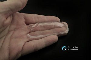 Verrière transparente thermoformée Quinta Studio QC32001 Yak-3, position ouverte et fermée (pour kit Special Hobby) 1/32 – Bild 3