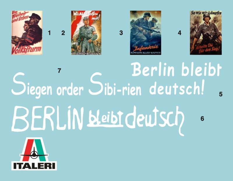 Italeri 6112 BATAILLE DE BERLIN Diorama Set (1/72) – image 2