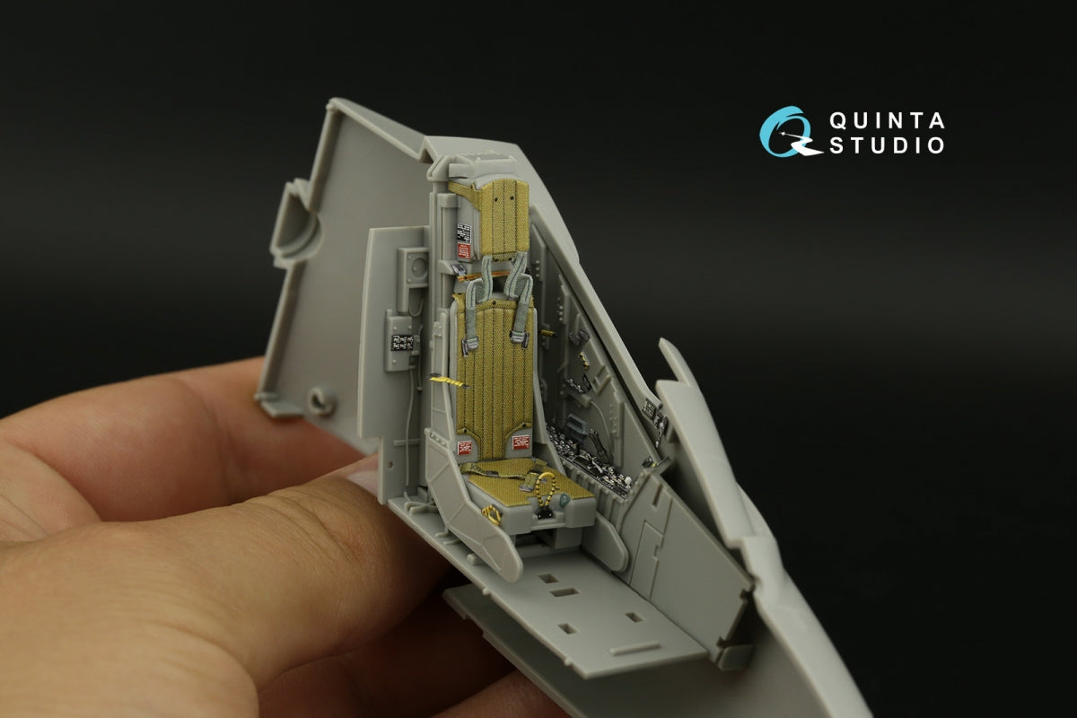 Intérieur imprimé en 3D et coloré sur papier décalcomanie Quinta Studio QD32194 AV-8B Harrier II tardif (Trumpeter) 1/32 – image 11