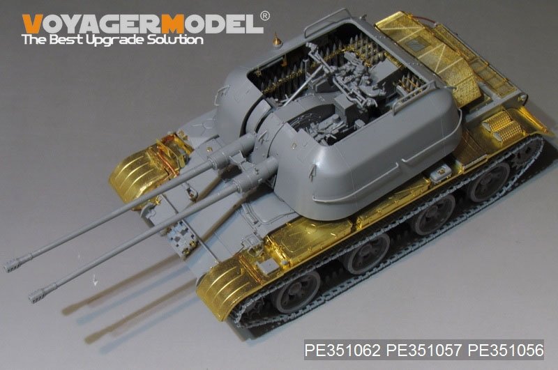 Kit d&amp;#39;amélioration intérieure de tourelle SPAAG soviétique ZSU-57-2 (Voyager Model PE351062) pour Takom 1/35 – image 6