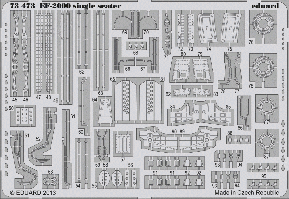 Eduard 73473 EF-2000 single seater 1/72 HASEGAWA – zdjęcie 2