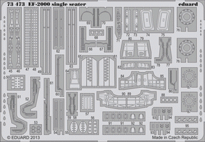 Eduard 73473 EF-2000 single seater 1/72 HASEGAWA – zdjęcie 2