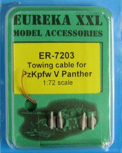 Câble de remorquage Eureka XXL ER-7203 pour PzKpfw V Panther 1/72