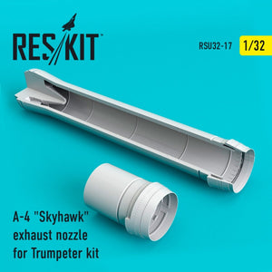 RESKIT RSU32-0017 A-4 « SKYHAWK » TUYAU D&amp;#39;ÉCHAPPEMENT POUR MAQUET TRUMPETER 1/32