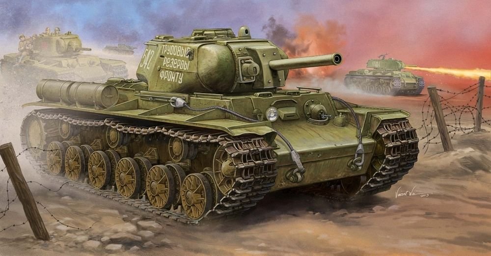 Trumpeter 01572 Char lourd soviétique KV-8S (1/35)