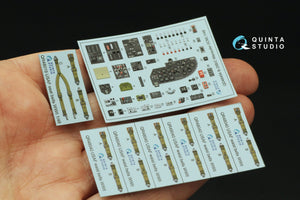 Quinta Studio QD48494 B-26B/C Marauder Intérieur coloré imprimé en 3D sur papier décalcomanie (ICM) 1/48 – Bild 4