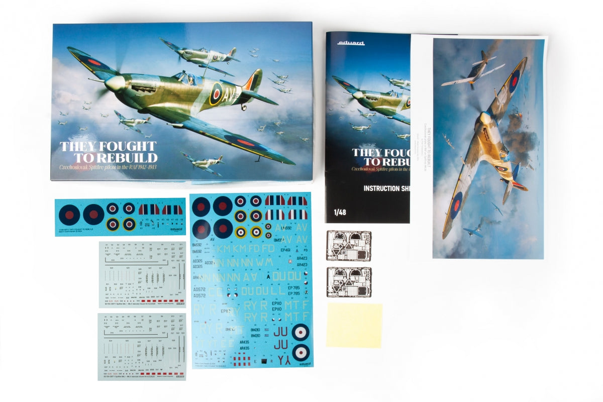 Eduard 11180 ILS SE SONT BATTU POUR RECONSTRUIRE LE COMBO DOUBLE 1/48 – imagen 3