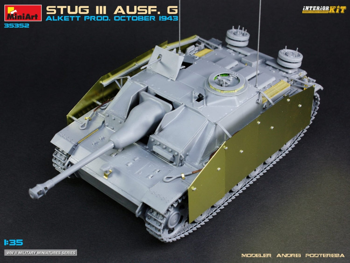 MiniArt 35352 STUG III AUSF. G ALKETT PROD. KIT INTÉRIEUR OCTOBRE 1943 1/35 – Bild 3