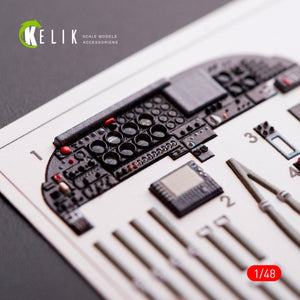 KELIK K48007 A-37B DRAGONFLY DÉCALCOMANIES 3D INTÉRIEURES POUR MAQUETTE TRUMPETER 1/48 – image 4
