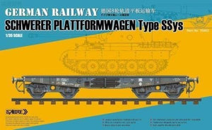 Sabre 35A02 Chemin de fer allemand Schwerer Plattformwagen Type SSys 1/35