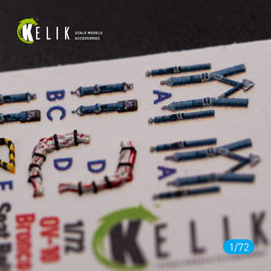 Décalcomanies 3D intérieures KELIK K72081 OV-10D+ « Bronco » pour maquette ICM au 1/72 – image 8