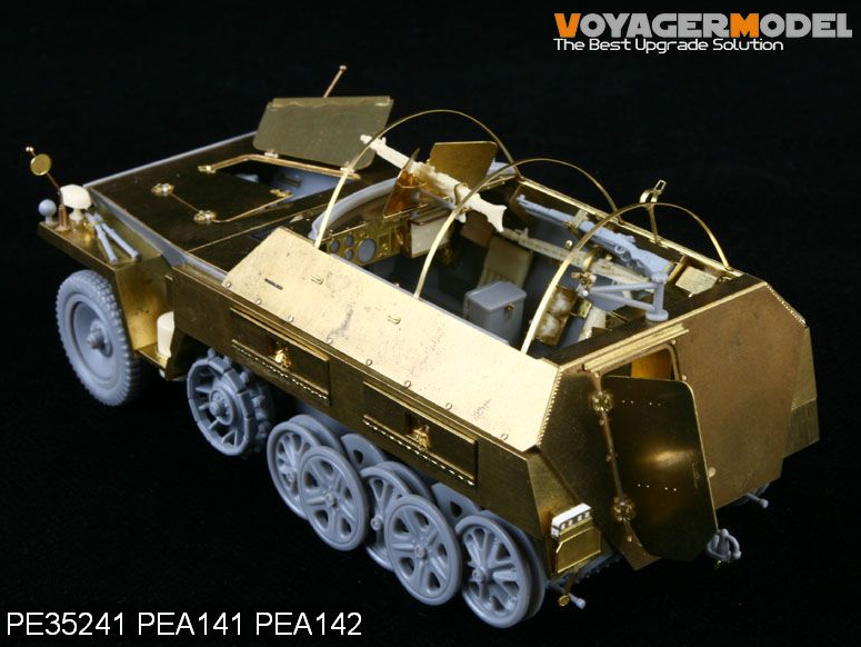 Plaque de blindage Voyager Model PEA142 pour Sd.Kfz.250 NEU allemand de la Seconde Guerre mondiale (pour kit DRAGON) au 1/35 – Bild 7