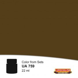Lifecolor UA759 Terre d'ombre épuisée 22 ml