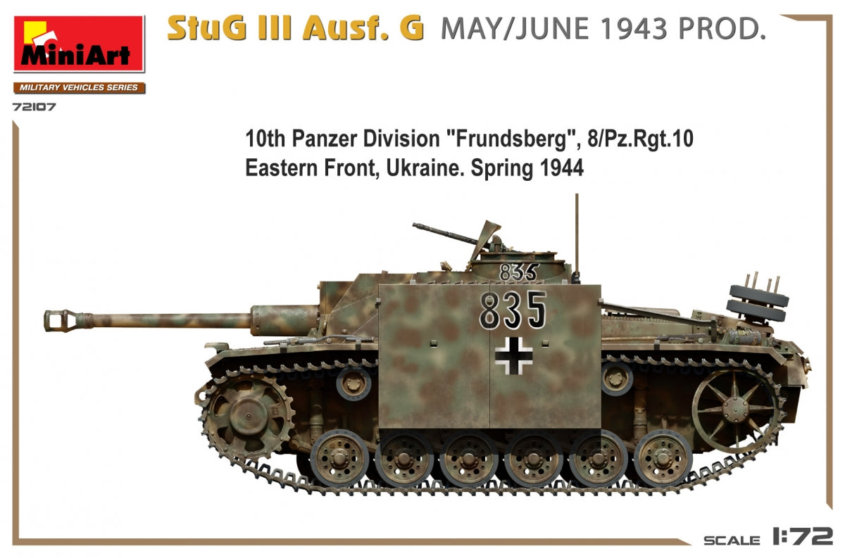 MiniArt 72107 StuG III Ausf. G MAI/JUIN 1943 PRODUCTION 1/72 – image 7
