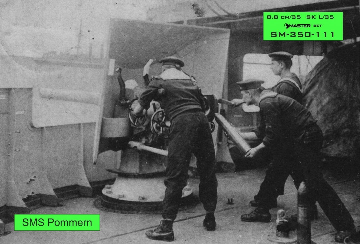 Master SM-350-111 Allemand 8,8 cm/35 (3,46 po) SK L/35 1/350 – Bild 14