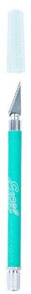 Couteau Excel 16022 K18 Grip-On vert avec capuchon de sécurité