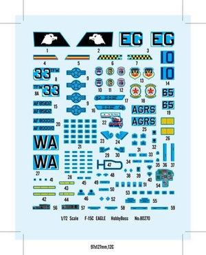 Hobby Boss 80270 F-15C Eagle Fighter (1/72)  – image 3
