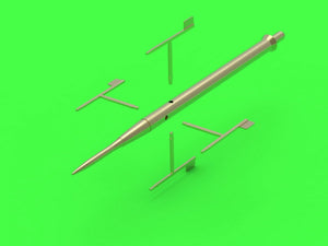 Master AM-72-131 F-16XL / F-CK-1 Prototypes Tube Pitot et sondes AOA (1/72) – image 3