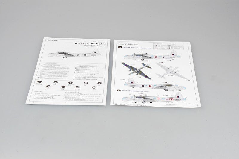Trumpeter 01633 Vickers Wellington GR.MK XIV 1/72 – image 8
