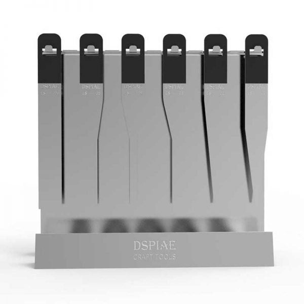 Ensemble de planches à poncer et de feuilles de gravure DSPIAE ES-R avec support